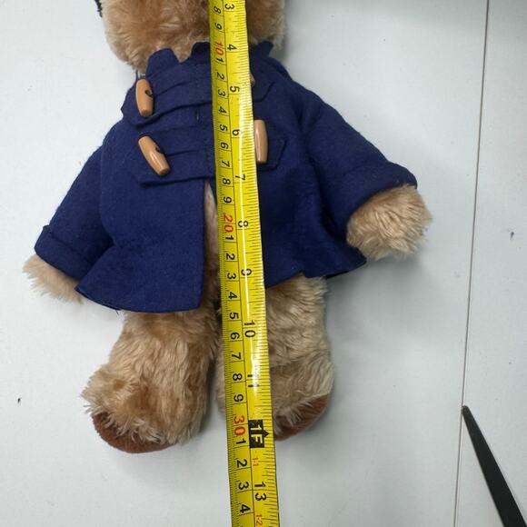 Vintage Paddington Bear 14” Plush Stuffed Animal Toy Eden 1975 1981 NO HAT - Picture 8 of 8